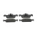 Kit de plaquettes de frein, frein à disque PREMIER ECO FRICTION FDB4822 Ferodo, Vignette 2
