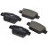 Kit de plaquettes de frein, frein à disque PREMIER ECO FRICTION FDB4829 Ferodo