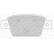 Kit de plaquettes de frein, frein à disque PREMIER ECO FRICTION FDB4829 Ferodo, Vignette 3