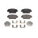 Kit de plaquettes de frein, frein à disque PREMIER ECO FRICTION FDB4831 Ferodo