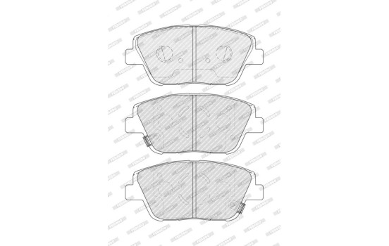Kit de plaquettes de frein, frein à disque PREMIER ECO FRICTION FDB4831 Ferodo, Image 3