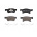 Kit de plaquettes de frein, frein à disque PREMIER ECO FRICTION FDB4841 Ferodo