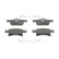 Kit de plaquettes de frein, frein à disque PREMIER ECO FRICTION FDB4841 Ferodo, Vignette 2