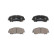 Kit de plaquettes de frein, frein à disque PREMIER ECO FRICTION FDB4843 Ferodo