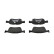Kit de plaquettes de frein, frein à disque PREMIER ECO FRICTION FDB4849 Ferodo, Vignette 4