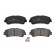 Kit de plaquettes de frein, frein à disque PREMIER ECO FRICTION FDB4869 Ferodo