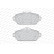 Kit de plaquettes de frein, frein à disque PREMIER ECO FRICTION FDB4870 Ferodo, Vignette 4