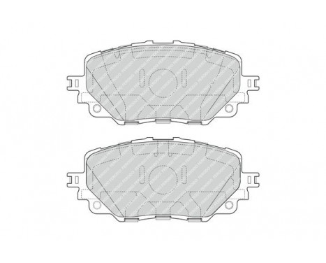 Kit de plaquettes de frein, frein à disque PREMIER ECO FRICTION FDB4873 Ferodo, Image 2