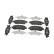 Kit de plaquettes de frein, frein à disque PREMIER ECO FRICTION FDB4884 Ferodo, Vignette 2