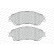 Kit de plaquettes de frein, frein à disque PREMIER ECO FRICTION FDB4884 Ferodo, Vignette 3