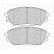 Kit de plaquettes de frein, frein à disque PREMIER ECO FRICTION FDB4889 Ferodo, Vignette 3