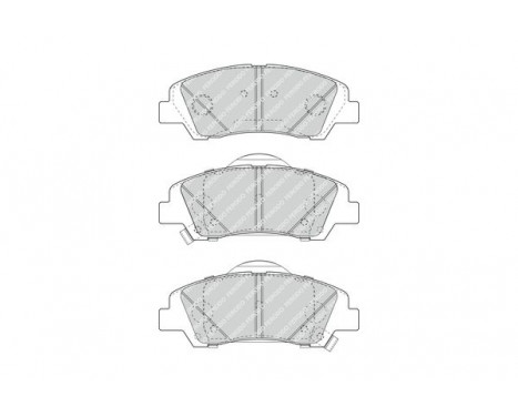 Kit de plaquettes de frein, frein à disque PREMIER ECO FRICTION FDB4920 Ferodo