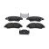 Kit de plaquettes de frein, frein à disque PREMIER ECO FRICTION FDB4920 Ferodo