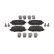 Kit de plaquettes de frein, frein à disque PREMIER ECO FRICTION FDB4925 Ferodo