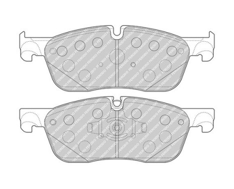 Kit de plaquettes de frein, frein à disque PREMIER ECO FRICTION FDB4926 Ferodo, Image 3