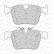 Kit de plaquettes de frein, frein à disque PREMIER ECO FRICTION FDB4927 Ferodo, Vignette 3