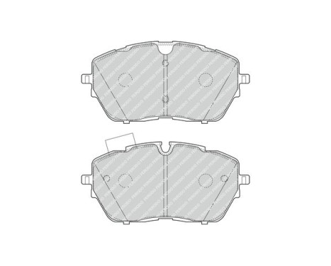 Kit de plaquettes de frein, frein à disque PREMIER ECO FRICTION FDB4929 Ferodo, Image 3