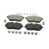 Kit de plaquettes de frein, frein à disque PREMIER ECO FRICTION FDB4929 Ferodo, Vignette 2