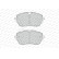 Kit de plaquettes de frein, frein à disque PREMIER ECO FRICTION FDB4929 Ferodo, Vignette 3