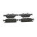 Kit de plaquettes de frein, frein à disque PREMIER ECO FRICTION FDB4930 Ferodo