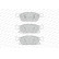 Kit de plaquettes de frein, frein à disque PREMIER ECO FRICTION FDB4930 Ferodo, Vignette 2