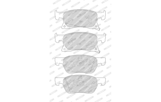 Kit de plaquettes de frein, frein à disque PREMIER ECO FRICTION FDB4933 Ferodo