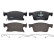 Kit de plaquettes de frein, frein à disque PREMIER ECO FRICTION FDB4934 Ferodo