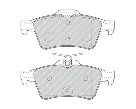 Kit de plaquettes de frein, frein à disque PREMIER ECO FRICTION FDB4935 Ferodo, Image 3