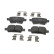 Kit de plaquettes de frein, frein à disque PREMIER ECO FRICTION FDB4938 Ferodo, Vignette 2