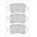 Kit de plaquettes de frein, frein à disque PREMIER ECO FRICTION FDB4938 Ferodo, Vignette 3