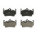 Kit de plaquettes de frein, frein à disque PREMIER ECO FRICTION FDB4965 Ferodo