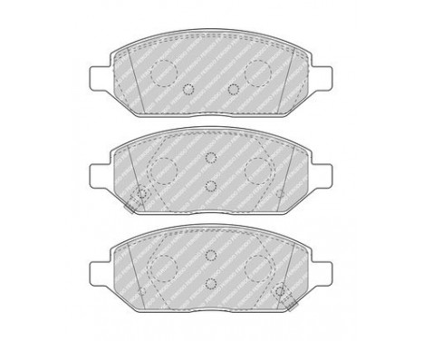 Kit de plaquettes de frein, frein à disque PREMIER ECO FRICTION FDB5019 Ferodo