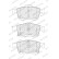Kit de plaquettes de frein, frein à disque PREMIER ECO FRICTION FDB5020 Ferodo, Vignette 2