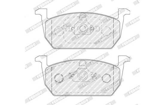 Kit de plaquettes de frein, frein à disque PREMIER ECO FRICTION FDB5069 Ferodo, Image 3