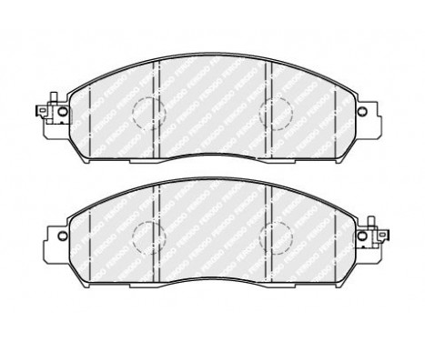 Kit de plaquettes de frein, frein à disque PREMIER ECO FRICTION FDB5090 Ferodo, Image 2