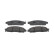 Kit de plaquettes de frein, frein à disque PREMIER ECO FRICTION FDB5090 Ferodo