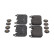 Kit de plaquettes de frein, frein à disque PREMIER ECO FRICTION FDB5112 Ferodo, Vignette 3