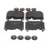 Kit de plaquettes de frein, frein à disque PREMIER ECO FRICTION FDB5112 Ferodo, Vignette 4