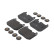 Kit de plaquettes de frein, frein à disque PREMIER ECO FRICTION FDB5112 Ferodo, Vignette 6