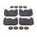 Kit de plaquettes de frein, frein à disque PREMIER ECO FRICTION FDB5112 Ferodo