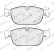 Kit de plaquettes de frein, frein à disque PREMIER ECO FRICTION FDB5117 Ferodo, Vignette 2