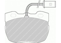 Kit de plaquettes de frein, frein à disque PREMIER ECO FRICTION FDB520 Ferodo