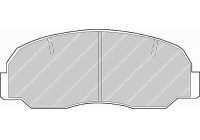Kit de plaquettes de frein, frein à disque PREMIER ECO FRICTION FDB532 Ferodo