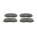 Kit de plaquettes de frein, frein à disque PREMIER ECO FRICTION FDB532 Ferodo, Vignette 2