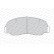 Kit de plaquettes de frein, frein à disque PREMIER ECO FRICTION FDB532 Ferodo, Vignette 3