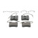 Kit de plaquettes de frein, frein à disque PREMIER ECO FRICTION FDB535 Ferodo, Vignette 2