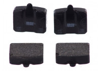 Kit de plaquettes de frein, frein à disque PREMIER ECO FRICTION FDB55 Ferodo