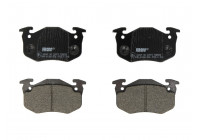 Kit de plaquettes de frein, frein à disque PREMIER ECO FRICTION FDB558 Ferodo