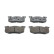 Kit de plaquettes de frein, frein à disque PREMIER ECO FRICTION FDB558 Ferodo, Vignette 2