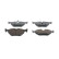 Kit de plaquettes de frein, frein à disque PREMIER ECO FRICTION FDB578 Ferodo, Vignette 2